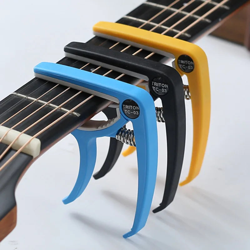 Capotraste Estilo Americano Portable Plastic Guitar Capo for 6 String Acoustic Classic Electric Guitarra Tuning Clamp Musical Instrument Accessories