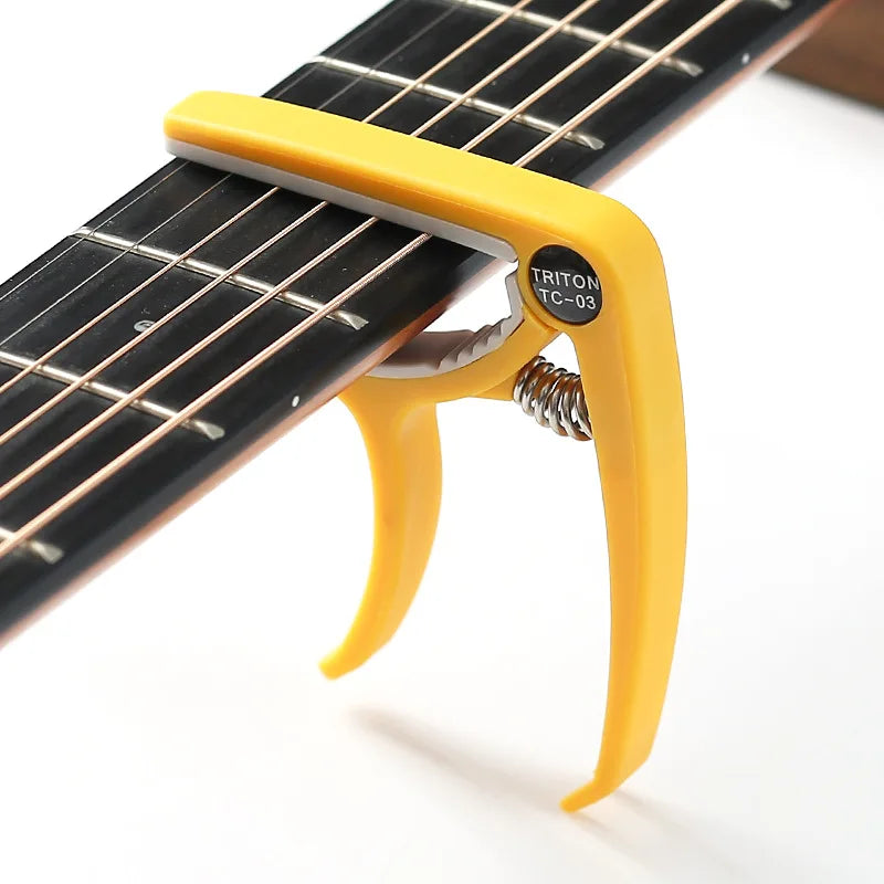 Capotraste Estilo Americano Portable Plastic Guitar Capo for 6 String Acoustic Classic Electric Guitarra Tuning Clamp Musical Instrument Accessories