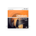 Exelente jogo de cordas macias e confortável  EJ10 10-47 Acoustic Guitar Strings 80/20 Bronze  Deep Bright Projecting Tone Extra Light